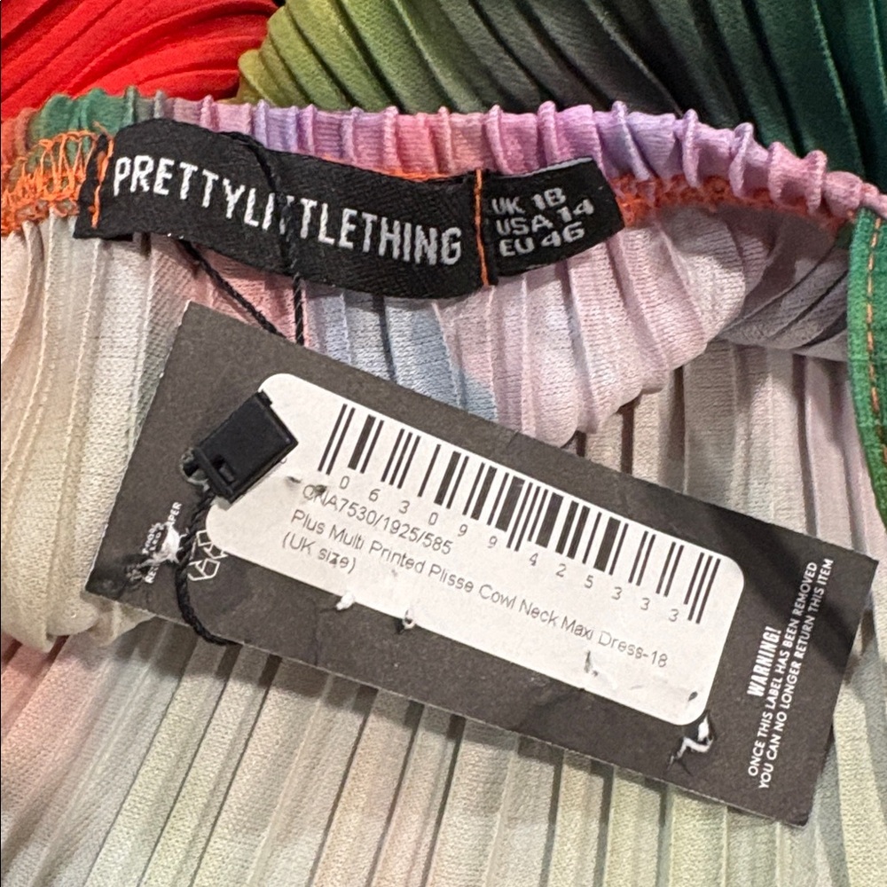 PrettyLittleThing Multicolor Tie-Dye Maxi Dress - Picture 5 of 5